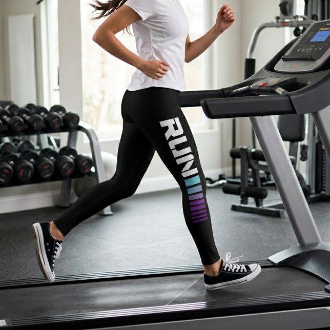 Black Ombré Run Active Sports Leggings (Creator Uploaded)