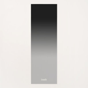 Black Ombre Yoga Mat–Flow in Color, Ground in Calm Mat