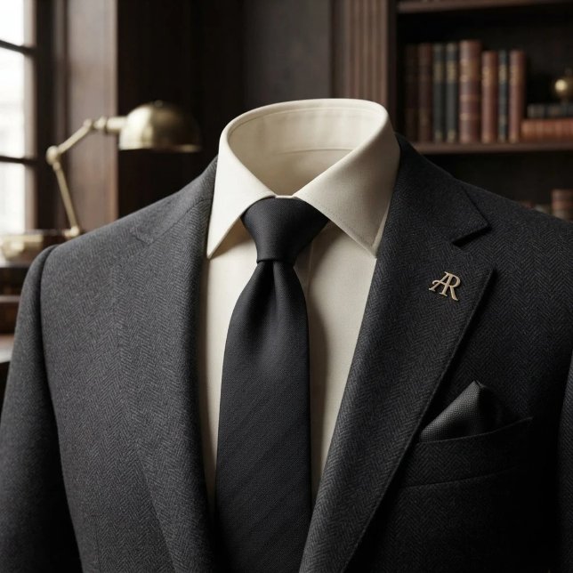 Black on Black Shadow Stripe Tie (Creator Uploaded)