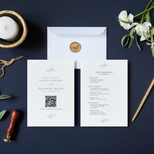 Black On Plush White Paisley Minimal Program (Creator Uploaded)