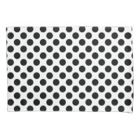 Black on White Large Size Polka Dots