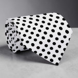 Black on White Mini Polka Dots Necktie<br><div class="desc">This stylish necktie features a classic and timeless design of black mini polka dots set against a crisp white background. It's the perfect accessory to add a touch of sophistication and personality to any outfit, whether it's for a business meeting, a special event, or simply to elevate your everyday look....</div>