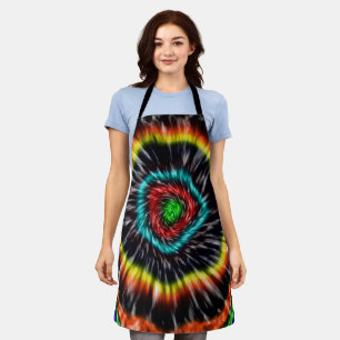 Black Opal Tie Dye,   Apron