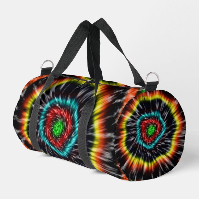 Black Opal Tie Dye,   Duffle Bag (Left Corner)