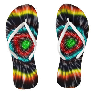 Black Opal Tie Dye, Flip Flops, Thongs