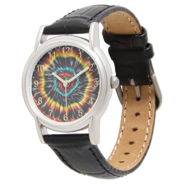 Black Opal Tie Dye,  Ladies watch (Angled)