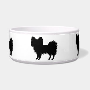 Black (Or Other Colour) Papillon Dog Silhouette