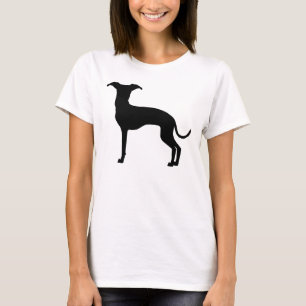 Black (Or Your Colour) Italian Greyhound Silhouett T-Shirt