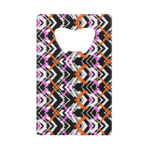Black, Orange, And Pink Hand Drawn Arrow Pattern