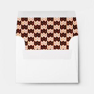 BLACK ORANGE CHECK KNIT A2 Envelope