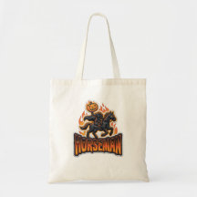 Black Orange Headless Horseman Halloween