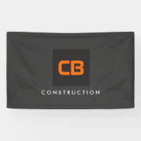 Black/Orange Monogram Construction, Contractors