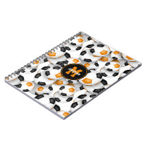 black orange soccer team colours sports pattern