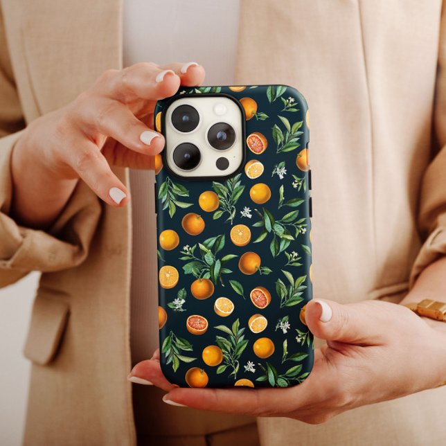 Black Oranges Fruit | iPhone 14 Case-Mate Case (Creator Uploaded)