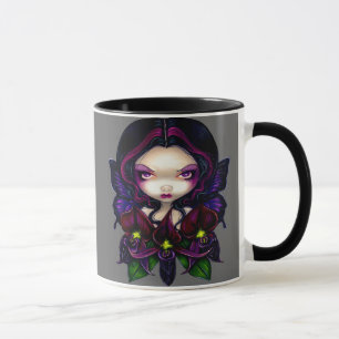 "Black Orchid Fairy" Mug