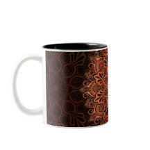 Black Ornamental Floral Pattern