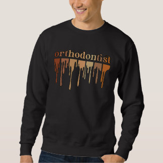 Black Orthodontist African American Orthodontics Sweatshirt