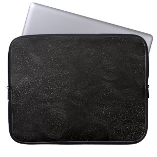 Black Outer Space Galaxy 15 Inch Laptop Sleeve