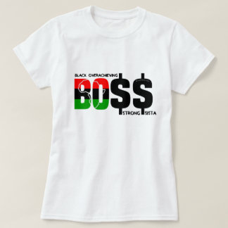 Black Overachieving Strong Sista T-Shirt