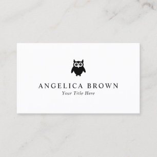 Black Owl Business Card
