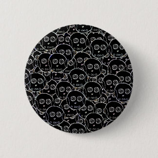 Black owls button