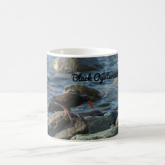 Black Oystercatcher Coffee Mug (Center)