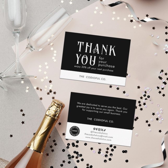 Black Package Insert Card (Creator Uploaded)