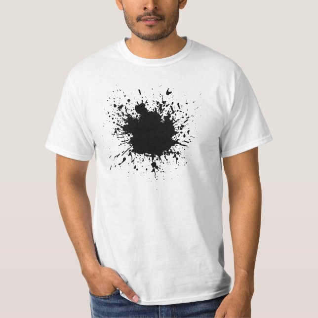 Black Paint Splatter Tee (Front)