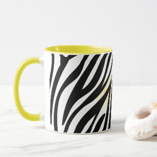 Black Painting Pattern Modern Art Design Mug