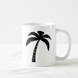 Black Palm Tree Coffee Mug
