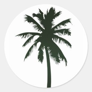 Black Palm Tree Sticker