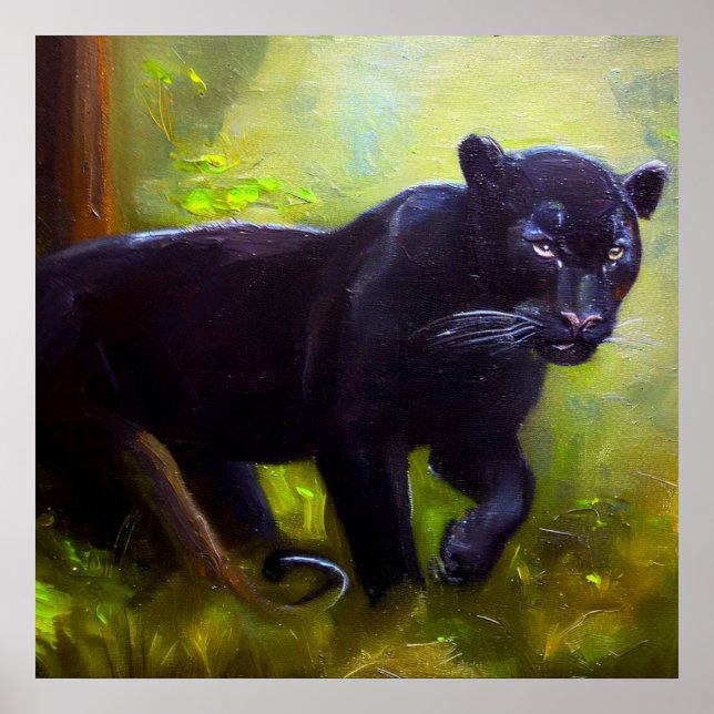 Black Panther (10) Wild Cat  Poster (Front)