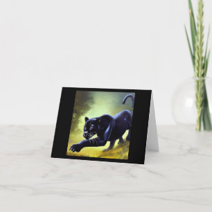 Black Panther (11) Wild Cat  Card
