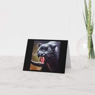 Black Panther (12) Wild Cat Card