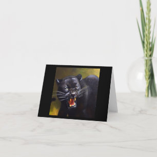 Black Panther (13) Wild Cat Card