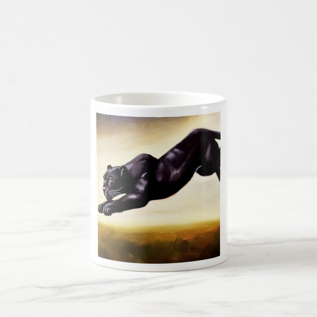 Black Panther (1) Wild Cat  Coffee Mug (Center)