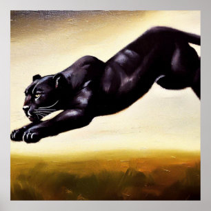 Black Panther (1) Wild Cat  Poster