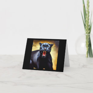 Black Panther (3) Wild Cat  Card