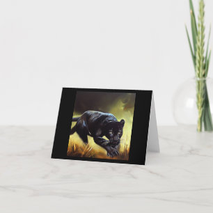 Black Panther (9) Wild Cat  Card