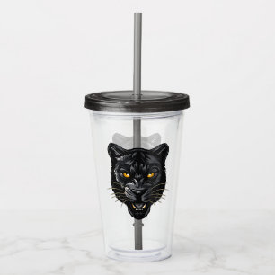 Black Panther Acrylic Tumbler