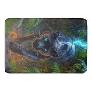 Black Panther Bath Mat