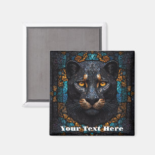 Black Panther Blossoms: Floral Fridge Magnets