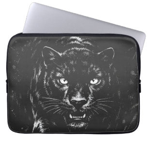 Black Panther — by BurnsInHell Laptop Sleeve