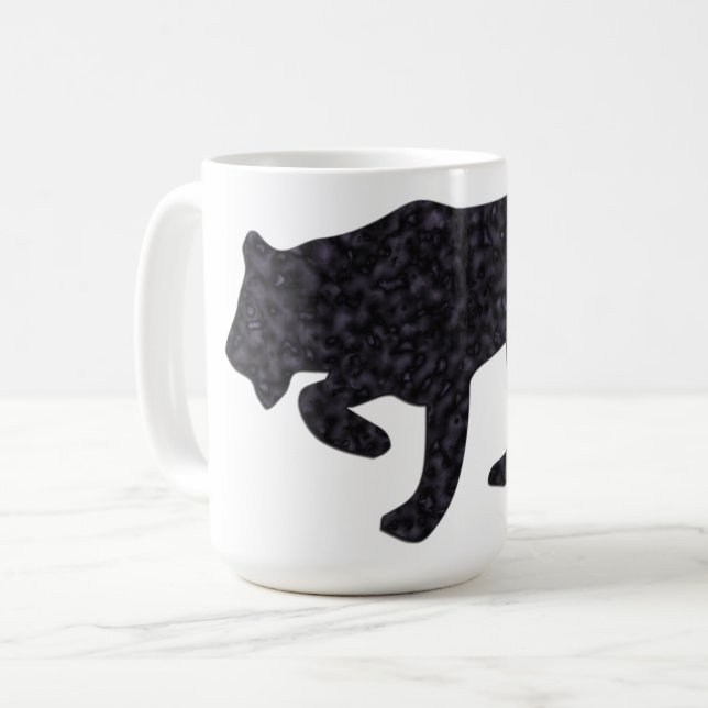 Black Panther Coffee Mug (Front Left)