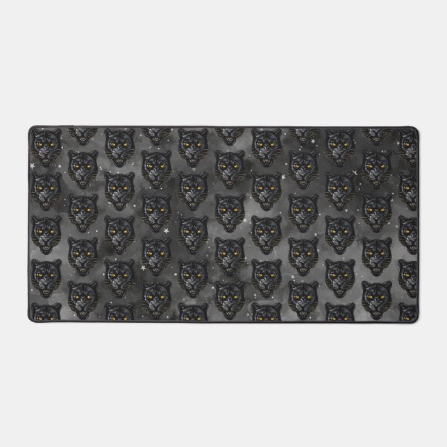 Black Panther Desk Mat (Front)
