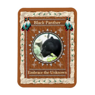 Black Panther Energy Embrace the Unknown Magnet