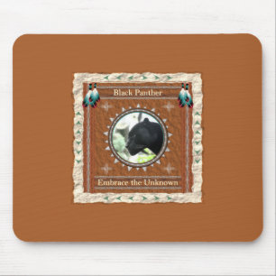 Black Panther Energy Embrace the Unknown Mouse Pad