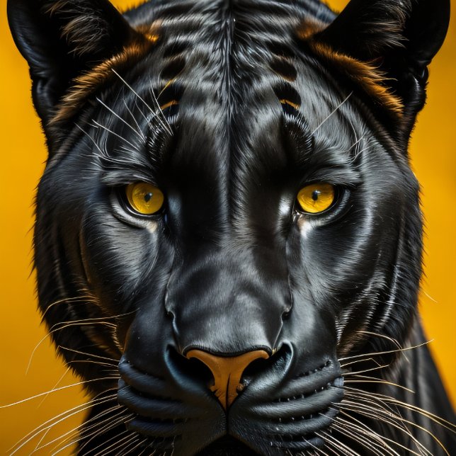 Black Panther, feline love, unique cat Panther Tissue Paper (Creator Uploaded)