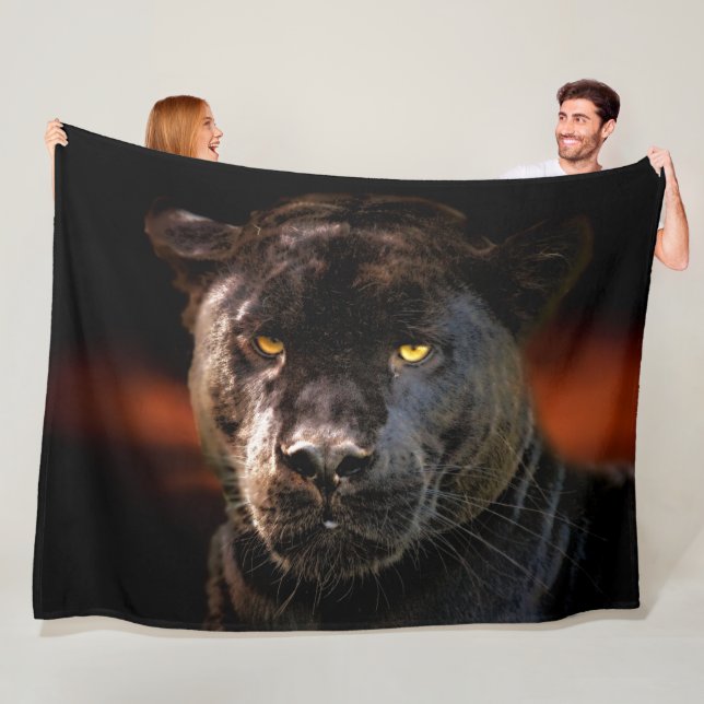 BLACK PANTHER FLEECE BLANKET (In Situ)