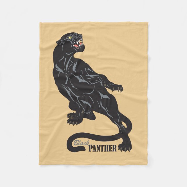 black panther fleece blanket (Front)